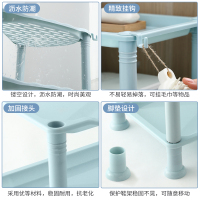 浴室置物架卫生间多层脸盆架厕所洗手间收纳架洗澡三角架子落地式