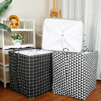 大号家用收纳箱可折叠脏衣篮收纳筐束口储物箱被子棉衣整理筐防水