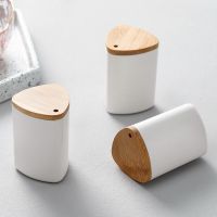 创意牙签盒日式简约牙签筒木盖家用棉签收纳盒餐厅牙签罐桶