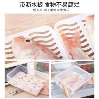 冰箱储物盒保鲜盒沥水密封厨房蔬菜水果抽屉式冷冻整理神器收纳盒