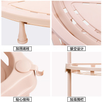 浴室三角置物架落地塑料多层转角厕所脸盆架洗手间卫生间收纳架子