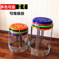 加厚钢筋凳凳子时尚换鞋凳铁凳铁圆凳子地毯皮凳子收纳凳量大优惠