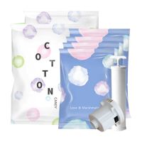 棉花糖真空压缩袋装棉被子衣服收纳袋抽气宿舍整理袋手泵