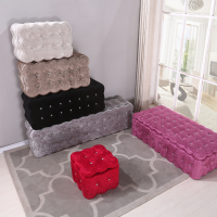 实木收纳凳储物凳店铺长凳换鞋储物凳服装店长凳休息凳鞋店换鞋凳