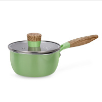 云南尚大辅食锅奶锅配盖 德国麦饭石不粘技术 ST001002 绿色