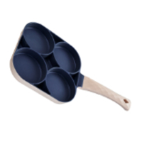 云南尚大早安A四孔鸡蛋烤盘(JMD002008)粉蓝色