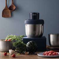 摩飞电器(Morphyrichards)套娃绞肉机家用不锈钢碎肉碎菜辅食机MR9401