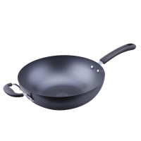 云南爱仕达不易锈精铁炒锅30cm(CF30C2Q)