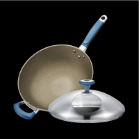云南爱仕达O涂层能不粘炒锅32cm(CC32Z4Q)