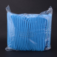 一次性无纺布浴帽防尘帽子条形浴帽头套手术美容院美发浴帽|蓝色无纺布*100个装不防水