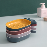 菠萝双层洗衣服肥皂盒卫生间浴室创意可爱沥水学生宿舍大号香皂架|菠萝黄+白