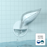 沥水香皂盒创意浴室免打孔吸盘洗衣皂盒卫生间置物架树叶肥皂盒架|里瑟米[升级款适用浴室]一个装