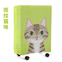 油汀电暖气套防尘罩艾美特取暖器套家用油汀暖气罩防|斑纹猫咪 大号适用:(61-90)*高(61-70)*厚(10-15)