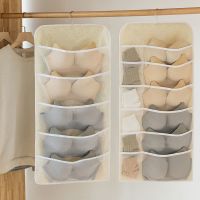 无纺布内衣收纳挂袋宿舍衣柜收纳神器悬挂式内裤袜子双面收纳袋