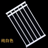 衣柜收纳分层隔板柜子免钉置物架橱柜浴室分隔层架宿舍伸缩整理架|一代长38-55CM宽24CM 白色