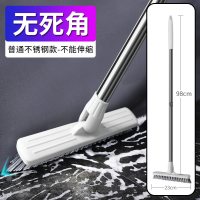 卫生间刷地刷子瓷砖刷洗神器长柄硬毛无死角长柄清洁刷浴室地板刷|不锈钢连接款三角地刷【边角缝隙清洁】