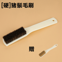 大号猪鬃毛刷子特大硬毛刷文玩核桃金刚菩提核桃清理包浆刷|大号黑猪鬃刷送6排黄毛