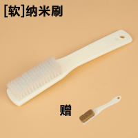 大号猪鬃毛刷子特大硬毛刷文玩核桃金刚菩提核桃清理包浆刷|大号纳米刷送6排黄毛