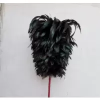 诚信鸡毛掸子家用扫灰可伸缩不掉毛车用加厚墙壁纸除尘掸鸡毛扫|标准把鸡尾毛