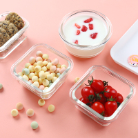 宝宝辅食盒婴儿玻璃碗小号饭盒可蒸煮碗收纳储存密封碗迷你保鲜盒