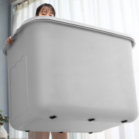 衣服收纳箱塑料特大号装玩具的箱子有盖盒加厚超大衣物储物整理箱