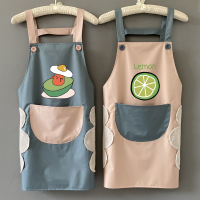 厨房围裙女时尚防水防油家用可爱日系韩版裙子大人工作服男士