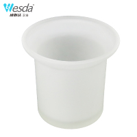 马桶刷替换头通用不锈钢家用厕所刷子加长柄清洁卫生间角刷头|单独玻璃杯