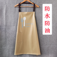 皮围裙防水防油软皮pu皮革女男士大人家用厨房餐饮工作游泳馆皮质