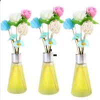 空气清新剂卫生间香薰卧室少女室内香薰厕所除臭家用香薰精油香水|新款3瓶+100ML补充液 玫瑰【浪漫花香】淡香