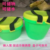 种蒜板凳农活农田大棚干活泡沫凳皮墩塑料蒜墩收纳板凳收纳盒懒人