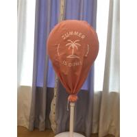 抽绳可洗电风扇罩落地式风扇防尘罩全包电机家用台式圆形电扇罩套|橙色半包加长(抽绳带卡扣包电机