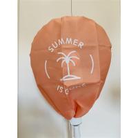 抽绳可洗电风扇罩落地式风扇防尘罩全包电机家用台式圆形电扇罩套|橙色半包(抽绳带卡扣包电机)