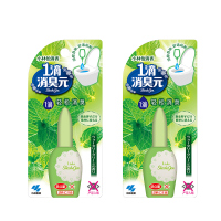 日本一滴消臭元厕所马桶除臭味芳香剂1滴香薰空气清新剂|绿色2瓶