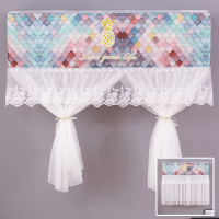 防直吹空调罩挂机开机不取挂式遮防尘罩月子空调挡风帘挡风板|防直吹--斑斓印象 空调3P长92cm送毛巾