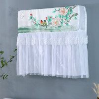 防直吹空调罩挂机开机不取挂式防尘罩子卧室月子挡风帘防风套|爱情鸟 长80至83cm内通用挡风帘