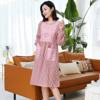 围裙家用厨房女士韩版时尚全身罩衣大人日系长袖衣服做饭防水防油