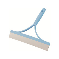 日本山崎玻璃刮浴室镜子刮地板浴缸刮水器家用擦窗器软胶玻璃刮条|玻璃刮蓝色