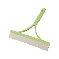 日本山崎玻璃刮浴室镜子刮地板浴缸刮水器家用擦窗器软胶玻璃刮条|玻璃刮绿色