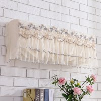 空调罩套挂式开机不取防尘罩挂机全包卧室布艺罩子zhao|春之恋-灰色 [全包]大1.5-2p92厘米内通用