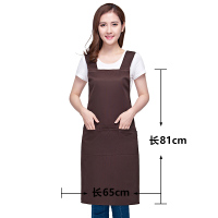 广告饭店围裙logo印字家用厨房帽子男套装三件套工作服务员女