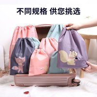 旅行收纳袋抽绳束口袋小布袋行李箱收纳包便携装衣服分装袋子