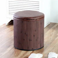 收纳凳子储物凳可坐人家用小沙发创意圆形多功能换鞋收纳箱神器