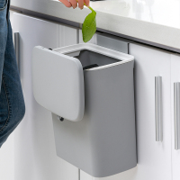 壁挂式垃圾桶厨房专用带盖橱柜门分类厕所卫生间客厅创意收纳纸篓