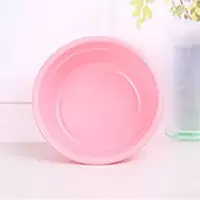 家用浴室用品卫浴洗漱五件套卫生间洗脸盆家庭洗护清洁套装|粉色单个脸盆