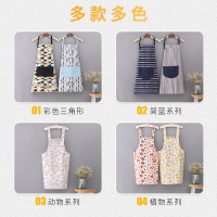 围裙家用厨房棉麻北欧风女时尚薄款夏天超薄工作服布艺网红款围腰