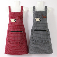 厨房家用围裙时尚女韩版防水防油可爱日系上班大人做饭工作服男士