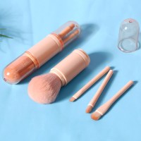 伸缩便携款 散粉刷 腮红刷定妆修容蜜粉刷大号一支装化妆刷子|肉粉四合一(PVC盒装)