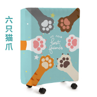 电油汀防尘罩艾美特电暖气罩家用取暖器防尘罩先锋|六只猫爪 小号适用:长(40-60)*高(55-60)*厚(10-15)