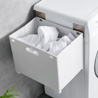 浴室放衣神器壁挂式可折叠脏衣篮大号家用收纳筐卫生间洗澡装衣篓