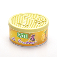 10个装70g固体空气清新剂 卧室卫生间持久留香厕所除臭香薰香膏|黄色柠檬10盒